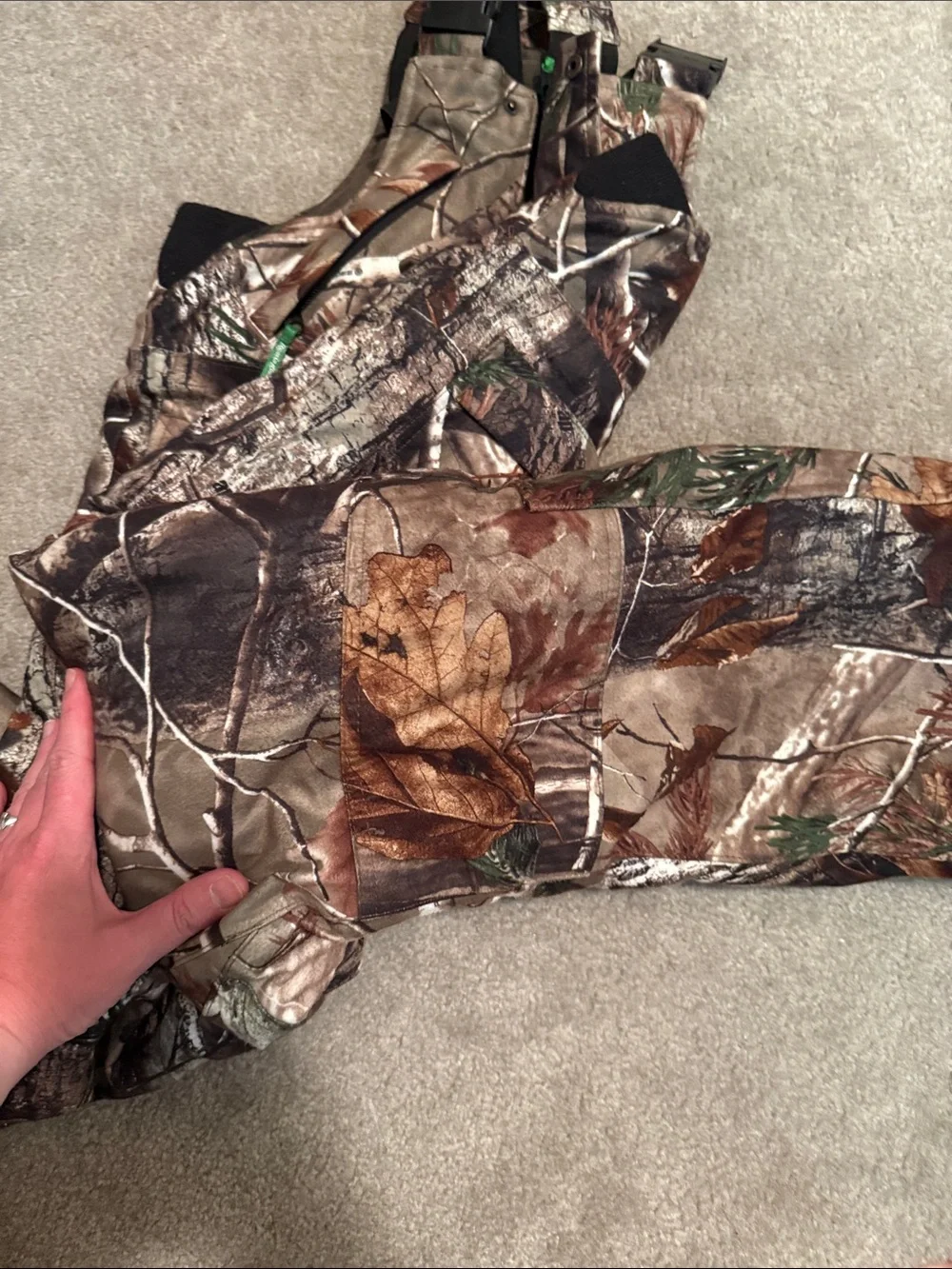 Remington Realtree Camo Bib Jumpsuit - Brown, Green, Black